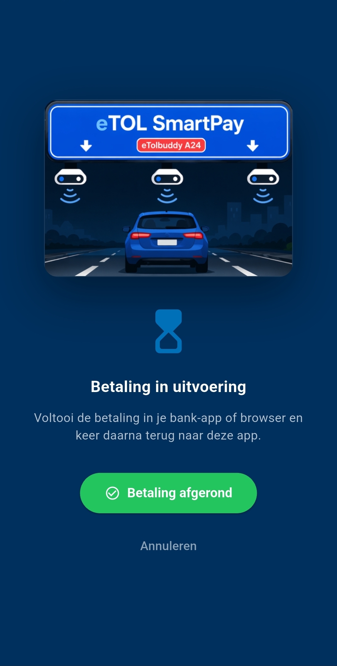 SmartPay betaalscherm